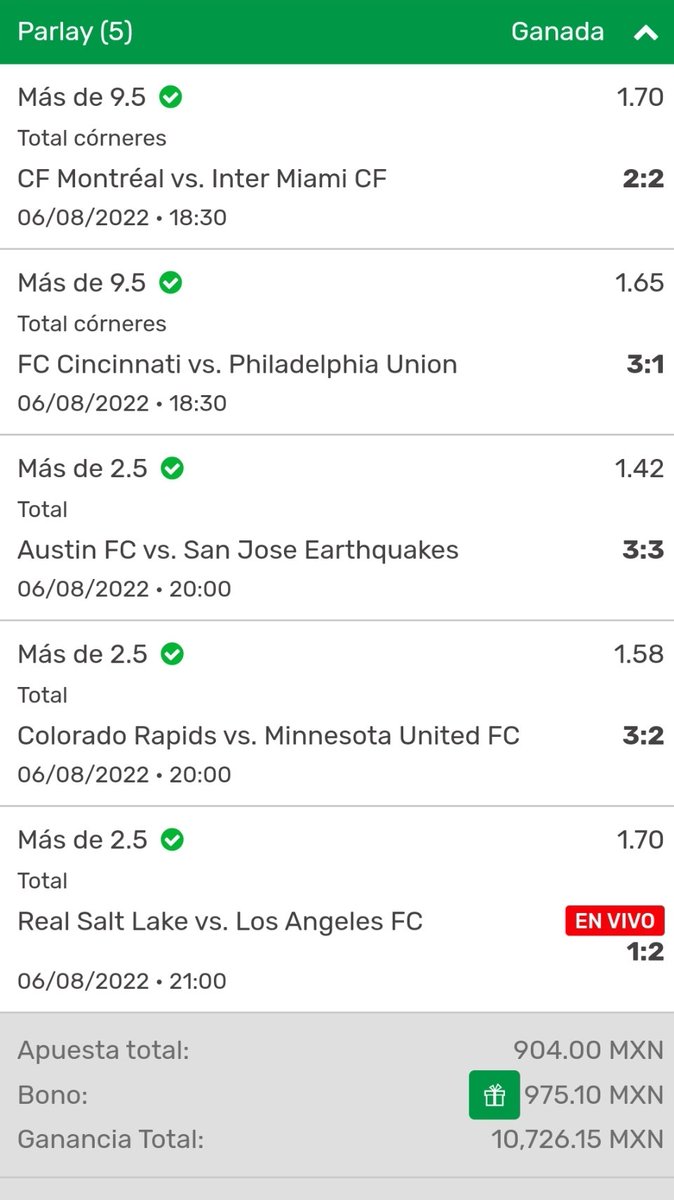 LMPicks1's tweet photo. ✅️👑🔥🚀PARLAY COBRADOOOOO 🔥🚀👑

Se regaló a todos👑

Día perfecto y cerramos con este parlay, estoy en otro niveeeeeel la neta 

Se van $1,000 entre los que den RT y like y obvio me sigan 🔁💬❤️🔁💬❤️🔁💬

https://t.co/AJ7iokRdGn https://t.co/7T7ypLCLHN