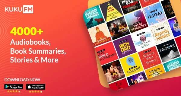 Meri tarah aap bhi karo khali samay ka smart use ⏰😎 
Apne roz ke kaam ke saath suno unlimited audiobooks, romanchak kahaniya aur bahut kuch sirf Kuku FM app par. 

Use kare code KIFGR81 aur payein Premium Subscription par 60% OFF. 
Yaha click kare -> kukufm.page.link/RQZppTMGbmEzSZ…