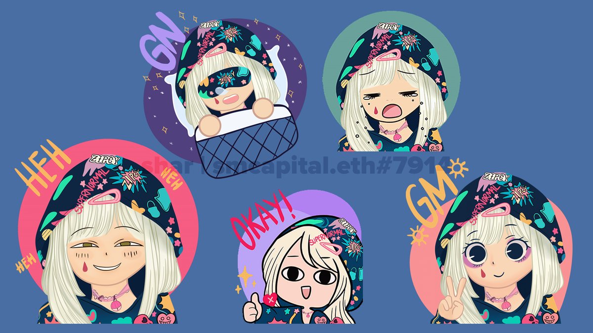 0xShar's tweet photo. my entry for the @zipcy8888 sticker competition 🍯 

#SNStickers #SuperNormalNFT
shar | smcapital.eth#7914 https://t.co/1ld5MAgPBp