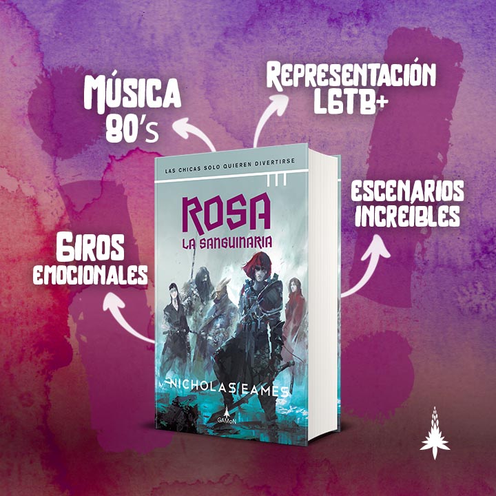 GamonFantasy's tweet photo. Todo esto y mucho más podrás encontrar en #RosaLaSanguinaria la increíble novela de #NicholasEames ¿Qué estas esperando para añadirlo a tu biblioteca? 😉 https://t.co/J6rIm6Pw3J