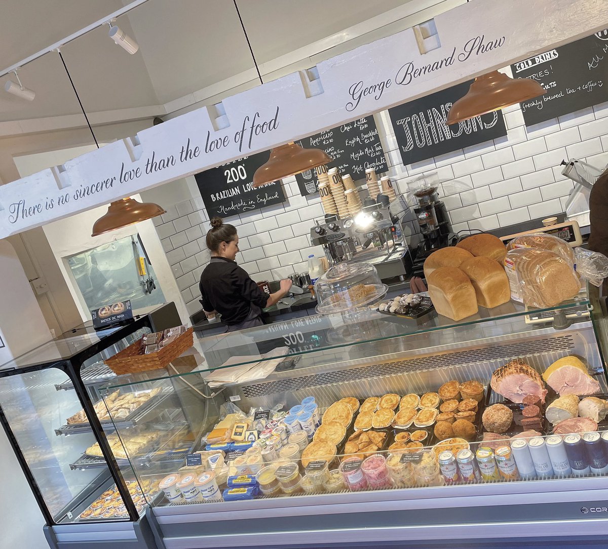 Summer sunny Sunday!
Ami, Sam &amp; Helen are ready to welcome you from now till 1pm. 
Whether you fancy a <a href="/200Degs/">200 Degrees Coffee</a> coffee, something freshly prepared from our deli counter, barbecue goodies, or a Sunday roast, we can help.
Look forward to seeing you. 😊
#realfood #bestcoffee