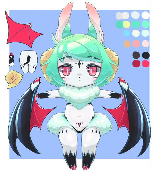 サキュバス×バフォメットのハーフ🦇🐐
デズデモーナちゃんです!よろしくお願いします💪

結構年齢は行ってるけど男性の好き嫌いが激しすぎて
ちんちくりんのまま成長期を逃したかわいそうな子
手足と翼の爪に神経毒があって、これで気に入った獲物を麻痺させて捕食するぞ! 