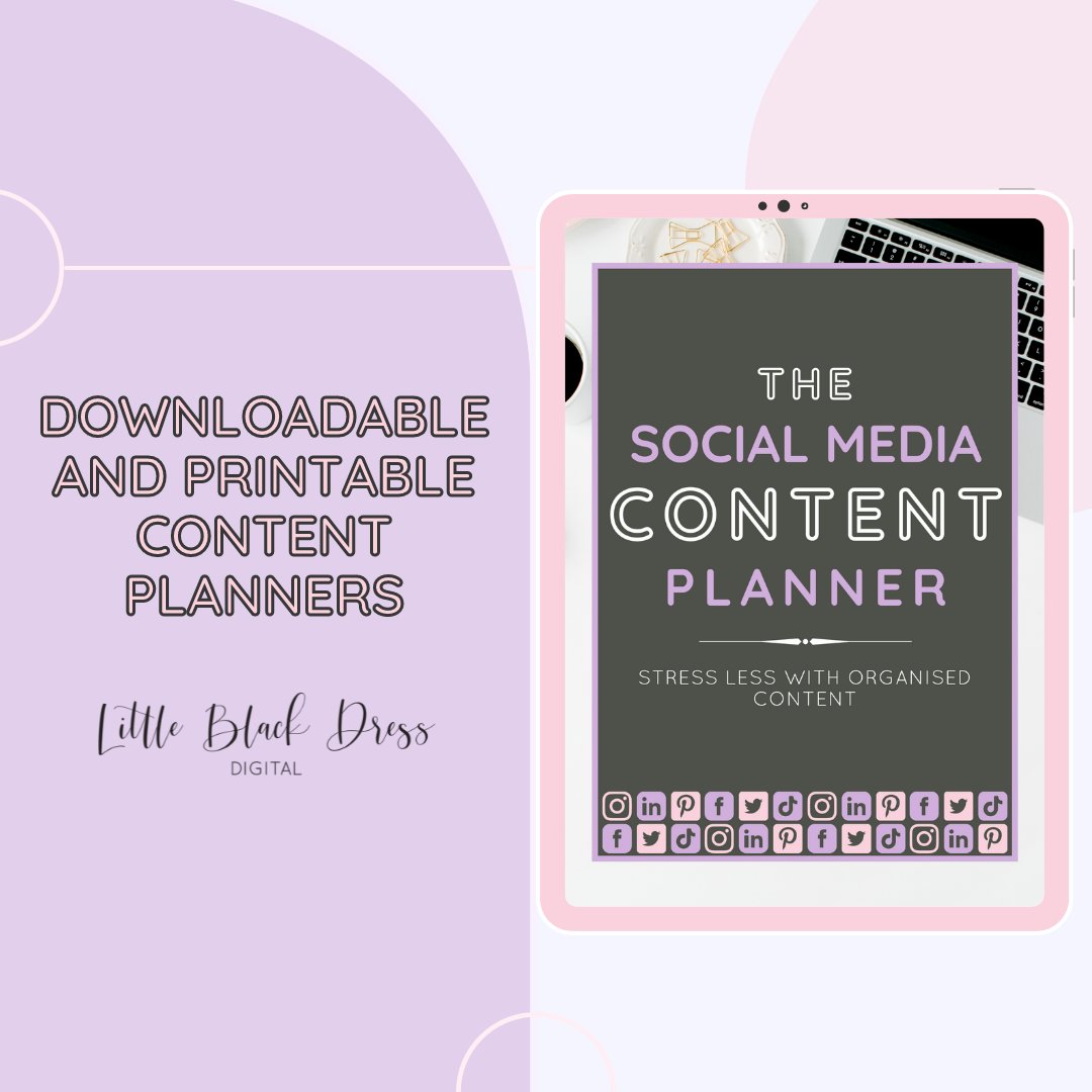 lbd_digital's tweet photo. Do you use a content planner or perhaps you’re looking to purchase one for next year? Well, you’re in luck!

I’ve decided to release my own downloadable &amp; printable content planners!

#ContentPlanner #SocialMediaPlanner #SocialMediaPlan #DigitalMarketingPlan 
#SocialMediaStrategy https://t.co/rJg1iSflxm
