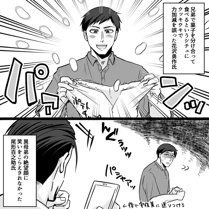 勇尾・・・?
異母兄弟仲良く暮らしててほしい

n番煎じでも私はまだ煎じてないスタイル 