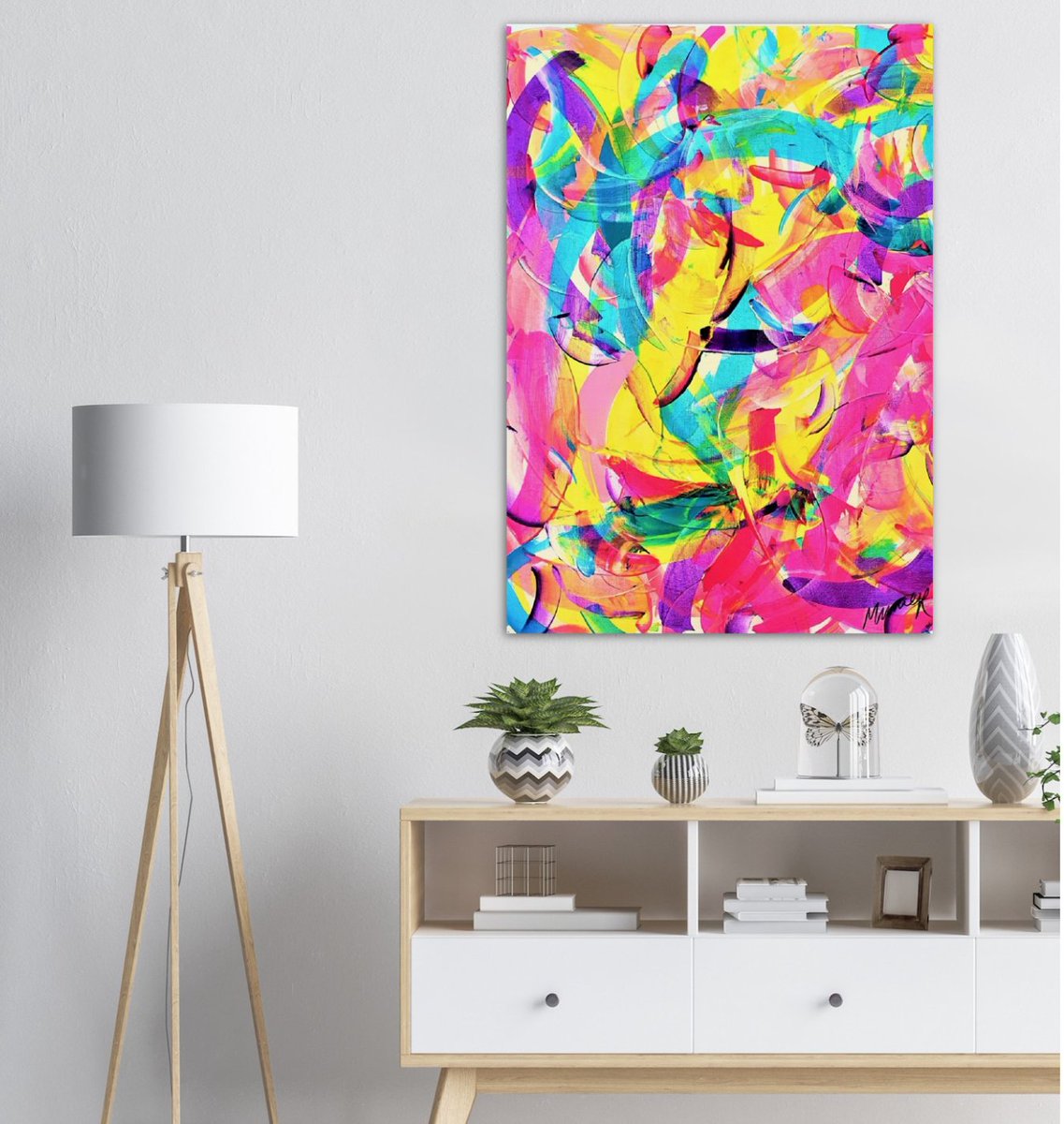 MunierArt's tweet image. Abstract wall art can really bring a room to life. Vibrant colours with simple backdrop makes for a striking impact.

The great news is, art is a very cost effective alternative to redecorating!

nickmunier.com 
@MunierArt 

#artforthehome #feelgoodflow #abstractwallart