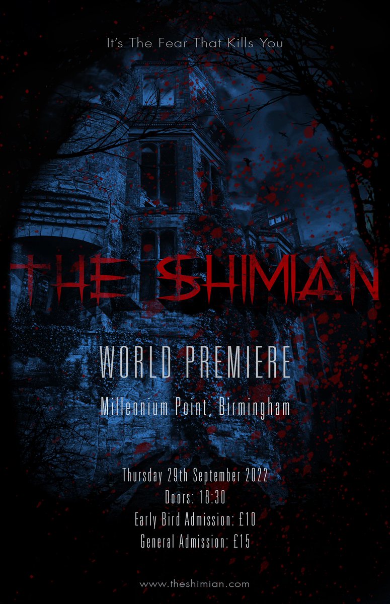 🚨Announcement🚨

Early bird tickets to the premiere of THE SHIMIAN are on sale now! Get yourself on the red carpet, drinks at the bar and see the movie on the giant screen at <a href="/millenniumpoint/">Millennium Point</a> Birmingham, UK. 

GET TICKETS: eventbrite.com/e/the-shimian-… 

#HorrorMovies #film #horror