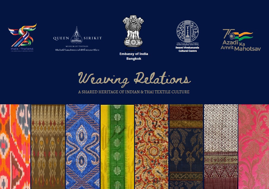 busaya_mathelin's tweet photo. Big congrats to @Sujitra_Durai on the success of #WeavingRelations organised by Indian Embassy to honor HM Queen Sirikit's dedication to preserving Thai arts & crafts as well as to celebrate HM's 90th Birthday Anniversary & 75 years of 🇹🇭🇮🇳 diplomatic relations. @IndiaInThailand https://t.co/wGfJ8ru3PO
