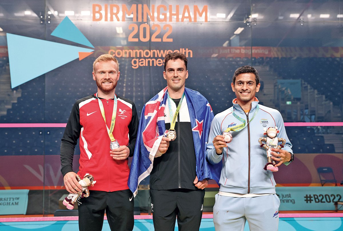 t2telegraph's tweet photo. Calcutta’s Saurav Ghosal made history at the CWG 2022 by becoming the first Indian to win an individual medal in squash at the games. A #t2oS chat
#CommonwealthGames2022 #CWG2022 #CWGindia2022
https://t.co/5yPqFTgie4
https://t.co/0UEPiTMdrU
@SauravGhosal https://t.co/ymA6ldUtQV
