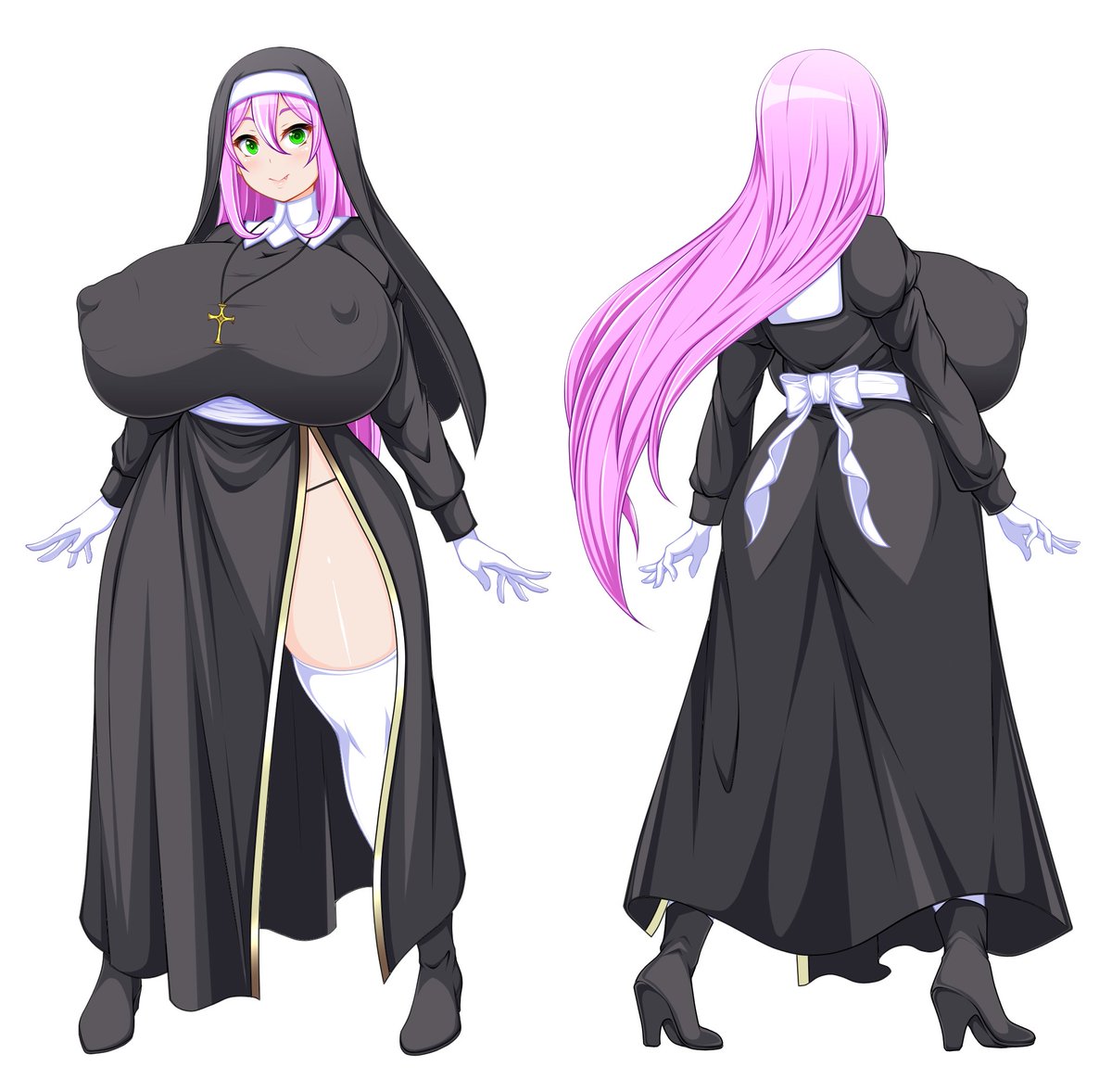 ・うちの子紹介
名:ユリル・リシャ
アリシアの後輩。
アリシアが教会に所属したからスケベになったのに対して、この子はスケベだから教会に所属したという根っからのドスケベ枠。
※無断転載/無断利用お断り
※イラストは制作依頼品(commission)です
※あちゃ先生に描いていただきました!!