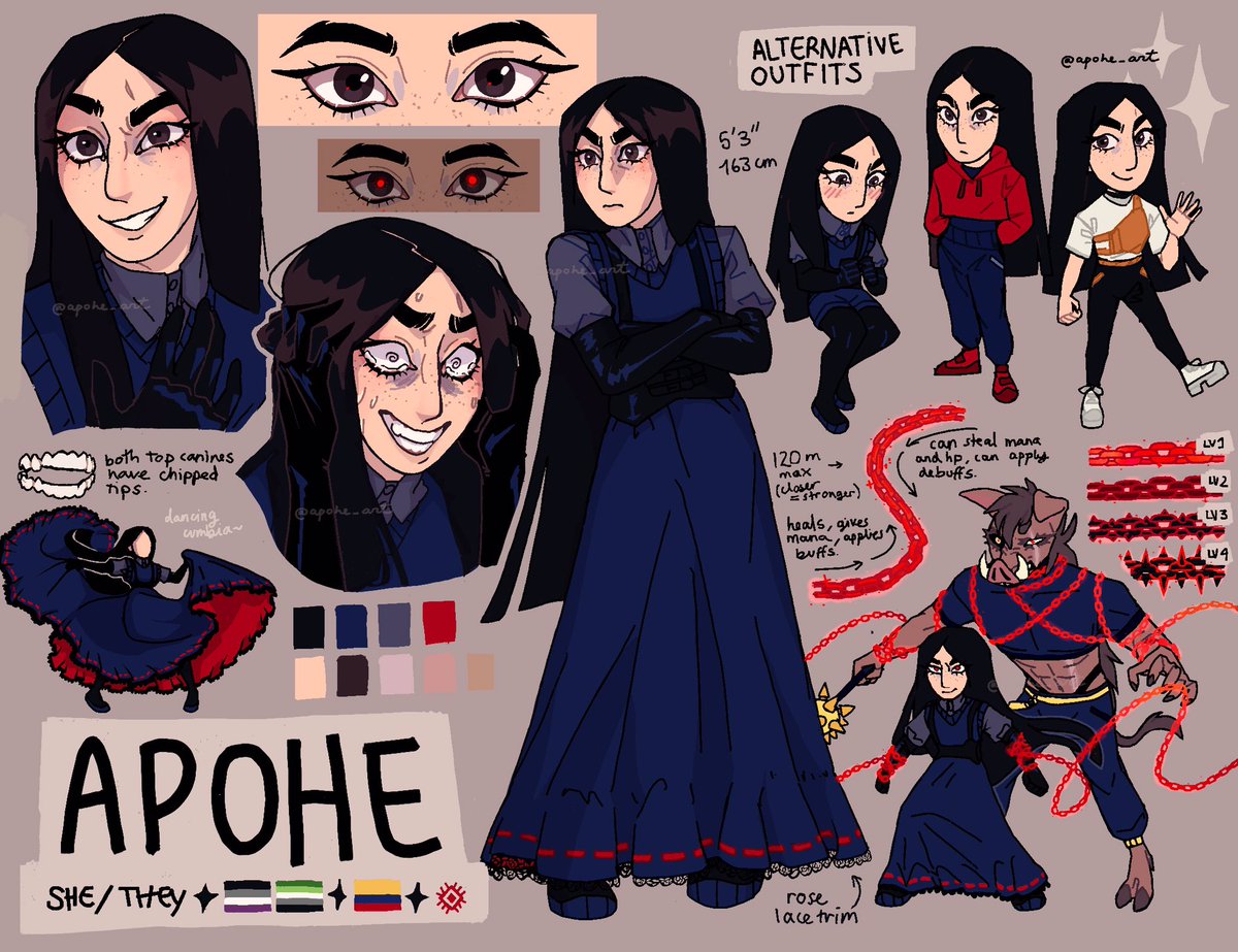 apohe_art's tweet photo. Persona reference sheet ✨
#art #oc https://t.co/U52PN4EiAL