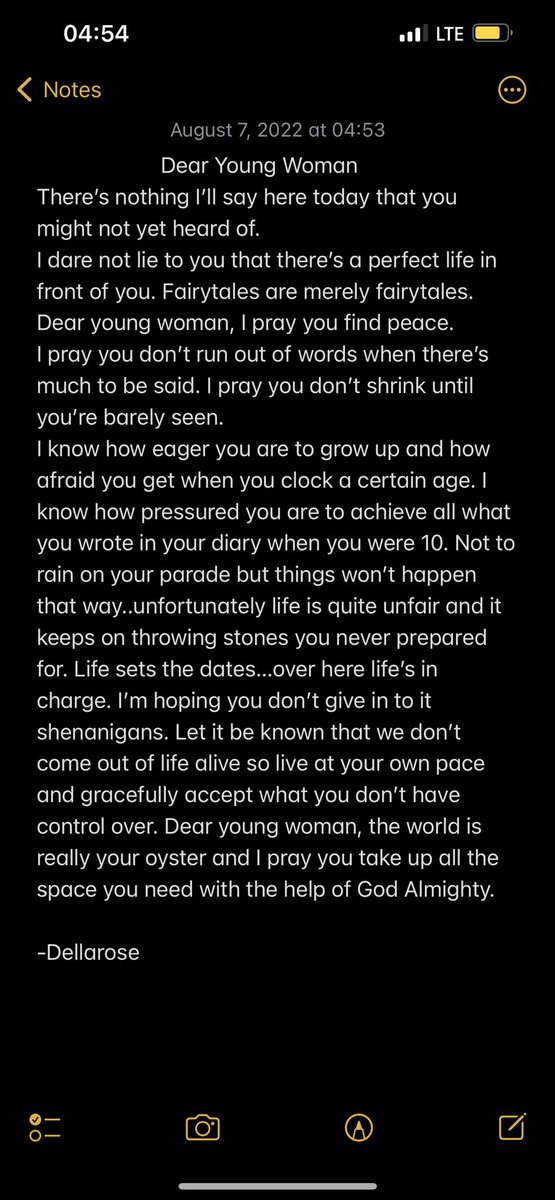 Dear Young Woman❤️