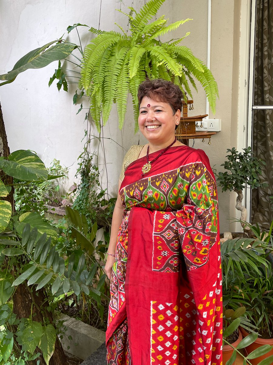 abhilasha_bisht's tweet photo. Thanks for the tag @shikhagoel_ips
I adore handloom. I swear by and wear mostly #MyhandloomMypride - challenge accepted. 

I further ask @Collector_SDPT @Collector_ADB and @sushveera 
To take up the #Handloomchallenge.

#NationalHandloomday https://t.co/V3cYVXSgvS