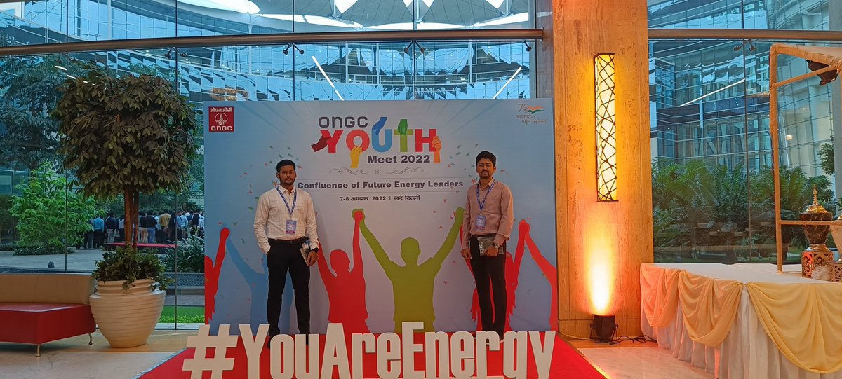 Vik1205232046's tweet photo. @ONGC_ #YouAreEnergy #EnergySoldier #YouthMeet #OYM2022 what a coincidence. Youth Meet and Friendship day.. Thanx #ONGC https://t.co/B72OSmqv0W
