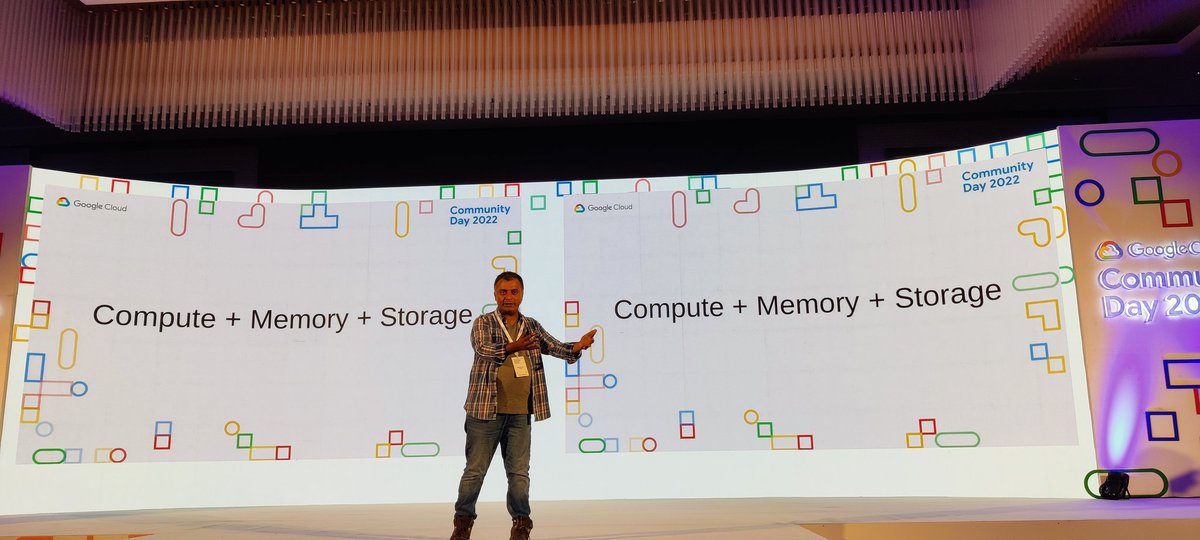 AgentAniesh's tweet image. #GCCD @gdgcblr Keynote by @madhushekar23 Field CTO/CxO Advisor. 🗣️ abt #Vonneumannarchitecture