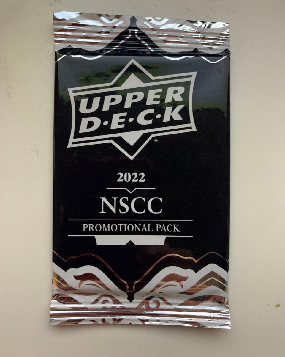 Cardvertisement's tweet photo. - 2022 Upper Deck UD National Wrapper Redemption Sealed Black Pack Convention NSCC
- $36.99 OBO via ebay seller: kidmikey
- Listing link in bio

#hockeycards #nhl #hockey #upperdeck #sportscards #whodoyoucollect #thehobby #upperdeckhockey #tradingcards #rookiecard #hockeylife https://t.co/pwslQuaeVD