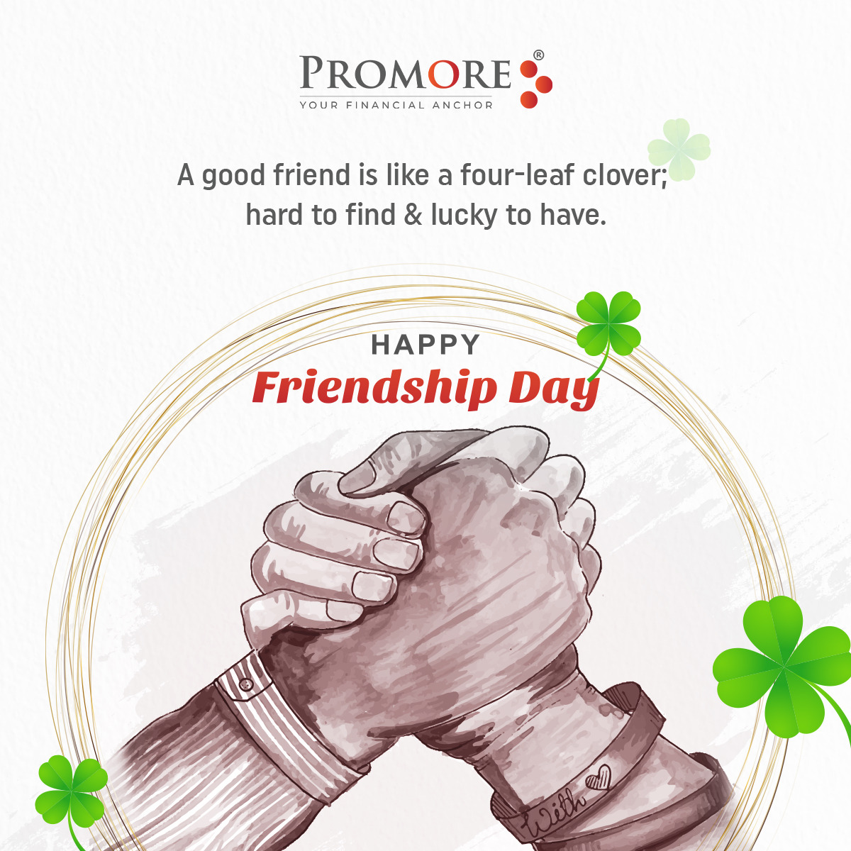 ProMoreFintech's tweet photo. A friend is the one who share your sorrows, happiness, & opinions; without giving it a second thought.
Happy Friendship Day!
#FriendshipDay #FriendsForever #HappyFriendshipDay2022 #August2022 #ProMore https://t.co/vGjBMFUdvo