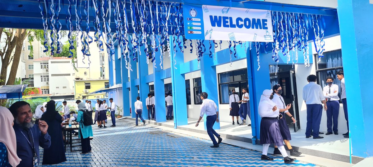 CHSE_HighSchool's tweet photo. #Welcome back to the #newacademicyear #Students
Hope you have an #awesome year!
#Learning is a treasure that will follow its owner everywhere.
#settargets
#dreambig
#hollistic
#studentfriendly
#allinclusive
@MoEdumv
@aisthly https://t.co/IcWpF9mR1O