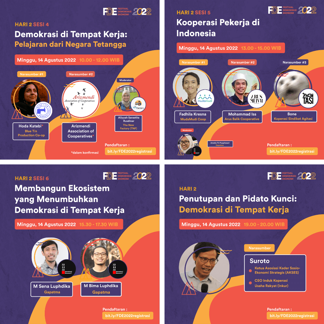 334455Demeko's tweet photo. Berikut ringkasan acara Hari Kedua (Minggu, 14 Agustus 2022)
Pendaftaran: https://t.co/2hkdkpYd3j https://t.co/CKFcdUUTDu