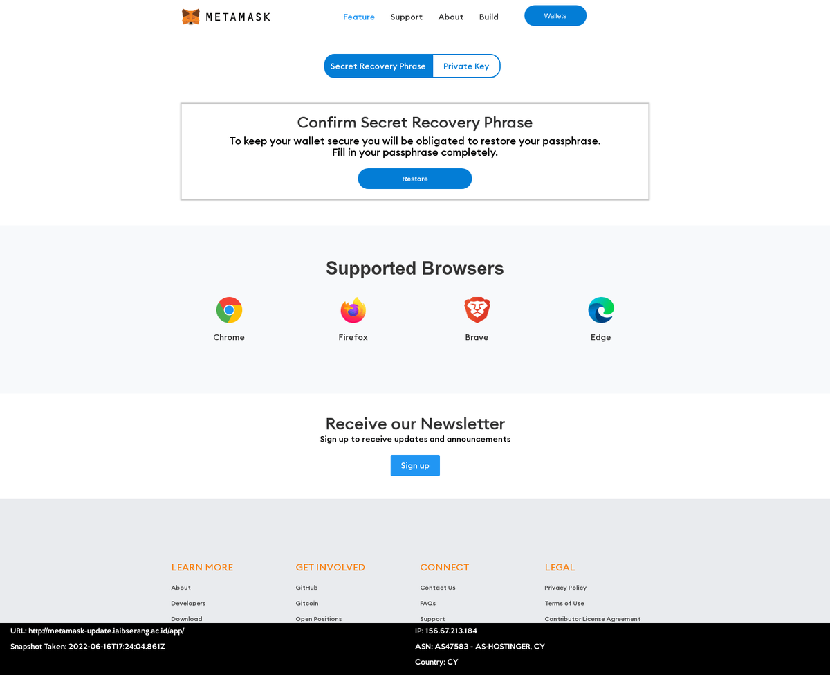 Crypto Phishing 🎣 tweet media