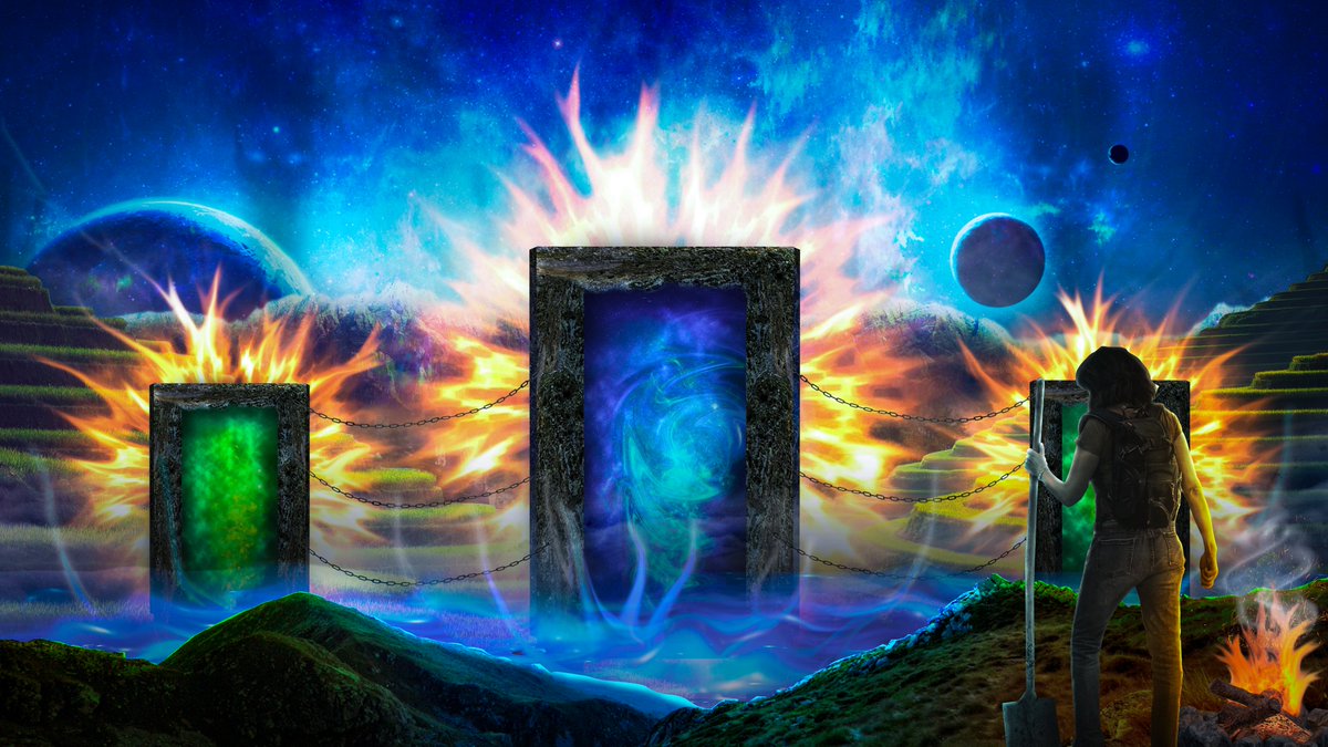 🚨🚨 Drop Alert 🚨🚨

"Doors to parallel universes" 

My first NFT on foundation 😍😍

This me with with my masterpiece and my new drop on <a href="/foundation/">Foundation 🌐</a> 😎😎😎

link here👇👇👇
foundation.app/@_.kidrah_24/L…

like and share if you like it

#scifisat  #art