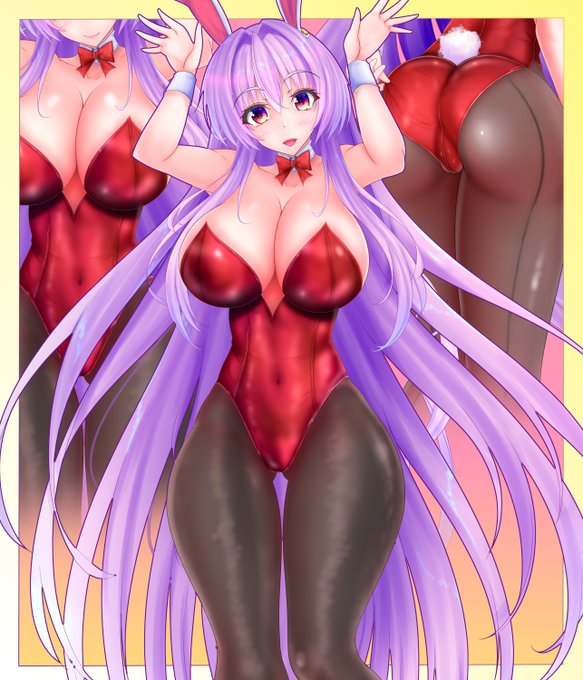 バニーうどんげちゃん
#東方Project 
お尻も描きたかった 