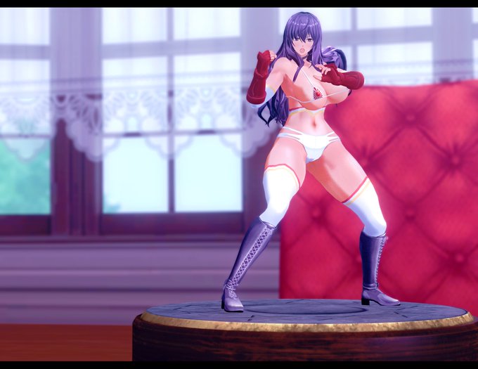 まばたきするたびにポーズが変わるフィギュア 