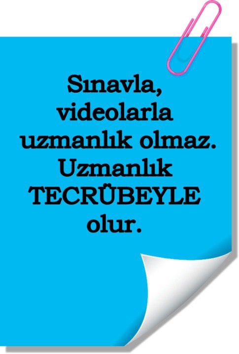 Biz kariyer yapmaya karşı değiliz ama kariyerin PDF bilgileri ezberleyerek olmayacağını bilen öğretmenleriz. #sınaviptalolsun
