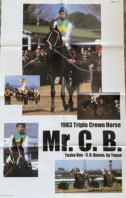 ミスターシービーとメジロライアンのポスター
のりさん若ぇ!!!! 