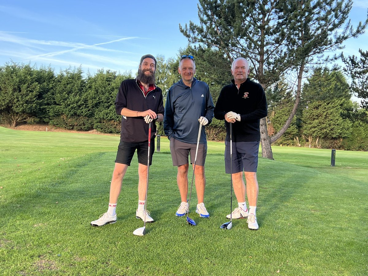 Good luck to Danny Newton on his 54 hole charity challenge for #prostatecanceruk. At the first tee he is supported, by Andy Trow and Tam Donnelly. 
#marplegolfclub #marple #golf #cheshiregolf #golfr #GolfLife #GolfSwing