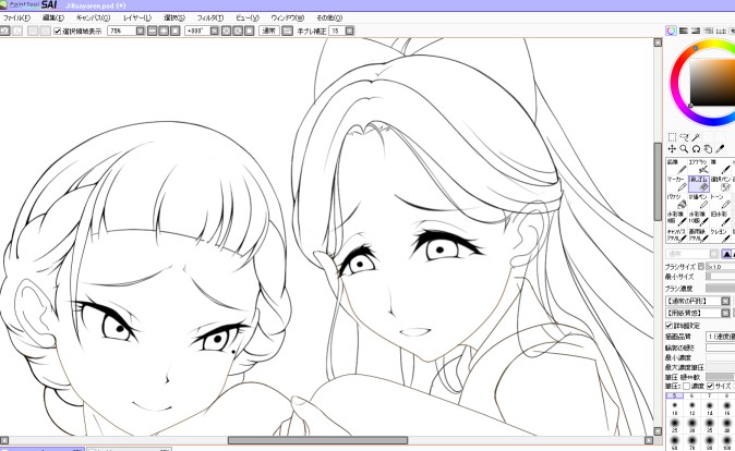 一期8話視聴後からずっと描いてみたかったんだけど二期が終わるまで完成させたい😇 