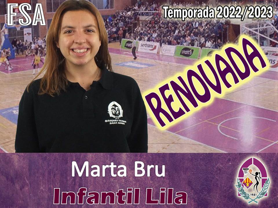 📝 🆁🅴🅽🅾🆅🅰🅲🅸🅾🅽🆂 🅵🆂🅰 2022 - 2003

💥 La Marta Bru formarà part del Cos Tècnic del #JrBFSA i #InfLilFSA de cara a la propera temporada.