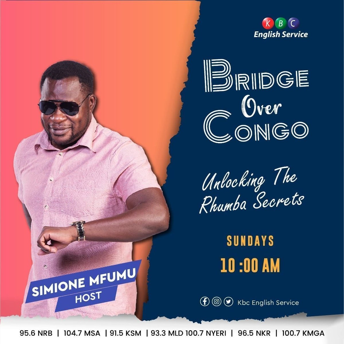 Rumba is our business tune in from 10am,Call us on 0725281428/0736538431. @Ya_mfumu #bridgeovercongo