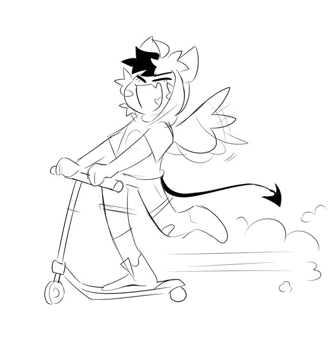 scooter on a scooter [oc] 
