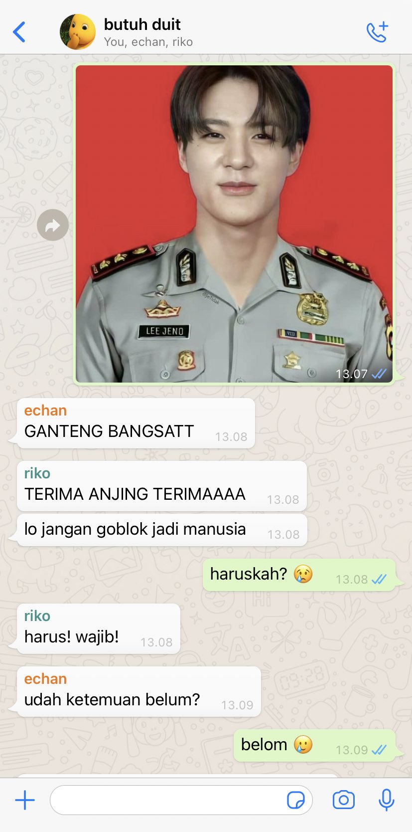 Ol on twitter berseragam janji gak halo mas nomin short au