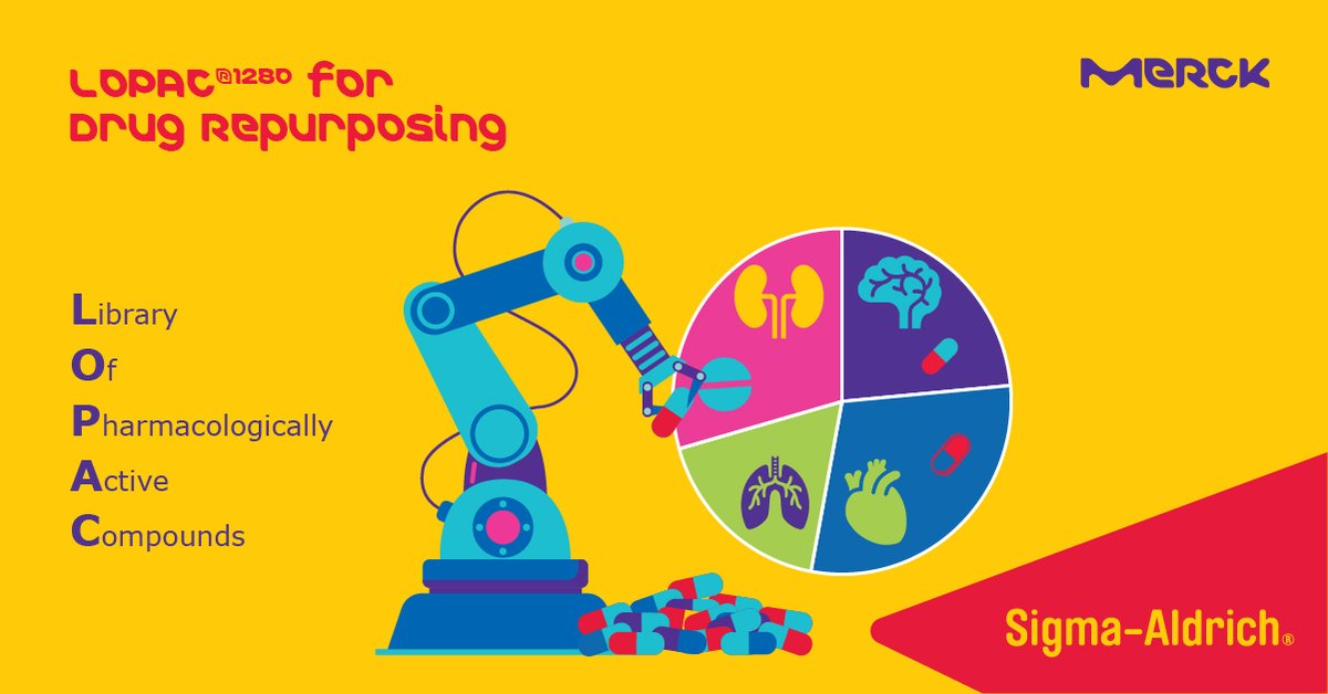 MerckIndia's tweet photo. Our LOPAC®1280 is a compound library collection of pharmacologically active compounds, & marketed drugs covering major target classes that can accelerate your drug discovery program.
Learn More: https://t.co/lNktFMFHtM
#Bioactivesmallmolecules #drugscreening https://t.co/61zFW3uY5Z