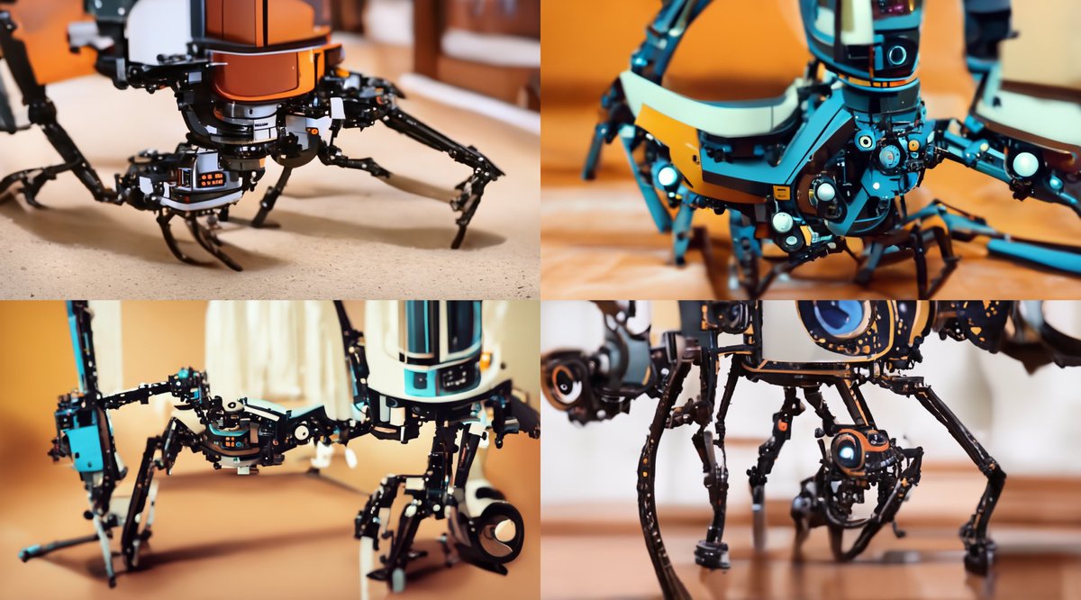 nisshan_'s tweet image. マニピュレータアーム付きの4脚ロボットが部屋に居る。
BDのSPOTにはならなかった。

#midjourney #quadrupedrobot