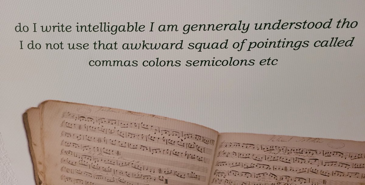 Made my first visit to <a href="/JohnClareTrust/">John Clare Cottage</a> in #Helpston
recently. A beautiful and inspiring place. I liked this Clare verdict on punctuation.