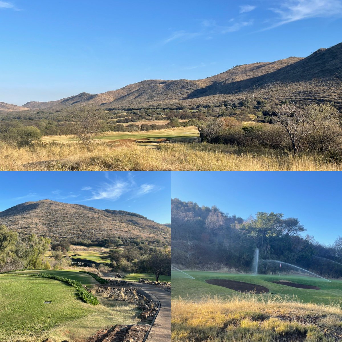 Inzpire22's tweet photo. Lekker morning runs @SunCityResortSA @lostcity_golf_course stunning views https://t.co/K2MPgaK1rE