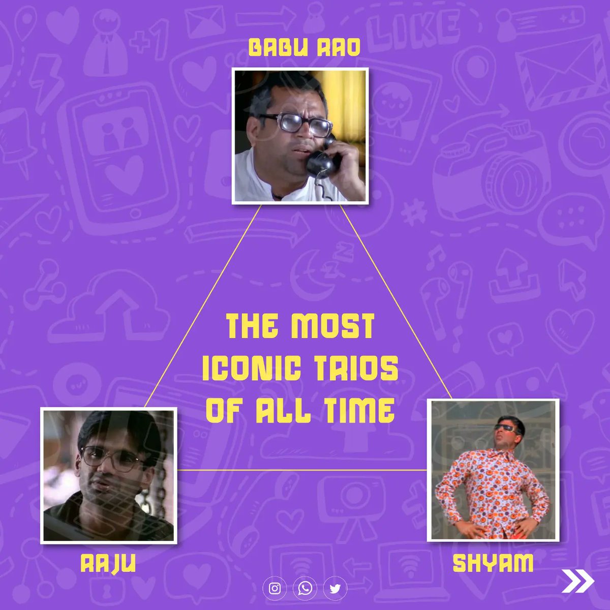 WtiSpace's tweet photo. 3 is a company and not a crowd! ✨

Swipe to see as we listed the the most iconic TRIOS of all time!🧍‍♀️🧍🏼‍♀️🧍🏾‍♀️ 
. 
. 
#FriendshipDay #Trending #trios #friendshipdayspecial #friendshipgoals #friendships #WTISpace #wetheinfluencer https://t.co/KIzJeRvuzq