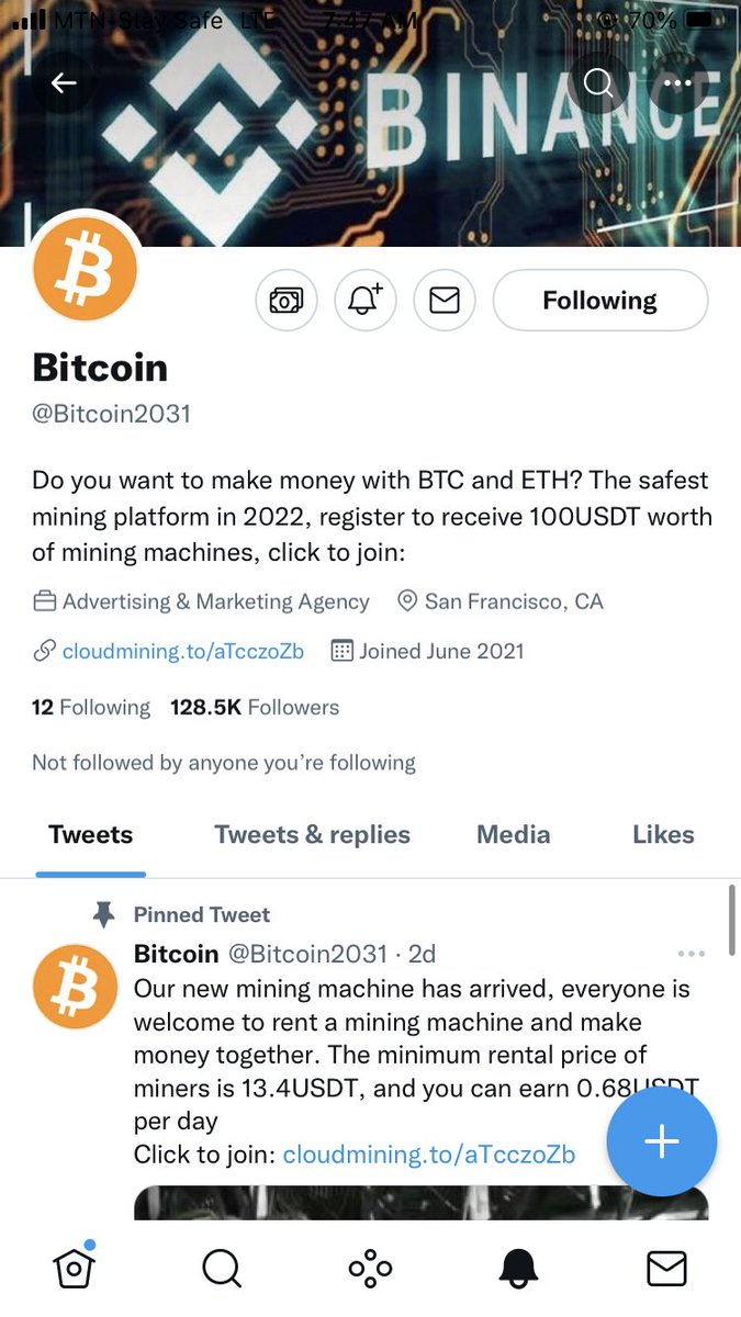 Dumex23's tweet photo. @Bitcoin2031 Done https://t.co/Ut0hUDIFWM