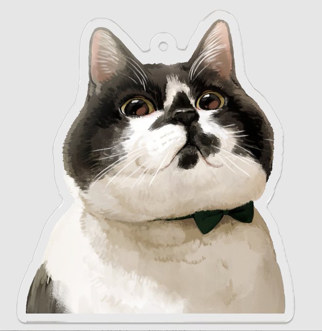 Pixivファクトリーのクーポン手つかずだったの思い出したから勝手に描いたひとんちのネコチャン画像で勝手にアクキーを作った
2個作った

https://t.co/SmsgJjIyyJ 