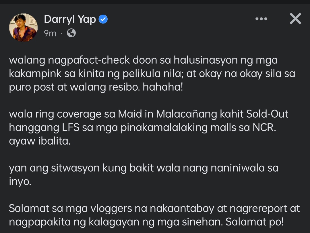 wala naman kasi talagang kwenta yang mga "fact checkers" na yan.. sila mismo, hindi nila kayang i fact check mga kasinungalingan nila 🥱