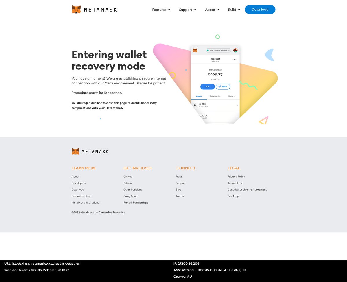 Crypto Phishing 🎣 tweet media