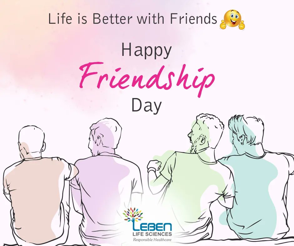 LebenLifeSci's tweet photo. Life is Better with Friends 😊 - Happy Friendship Day https://t.co/NV937q0hSt