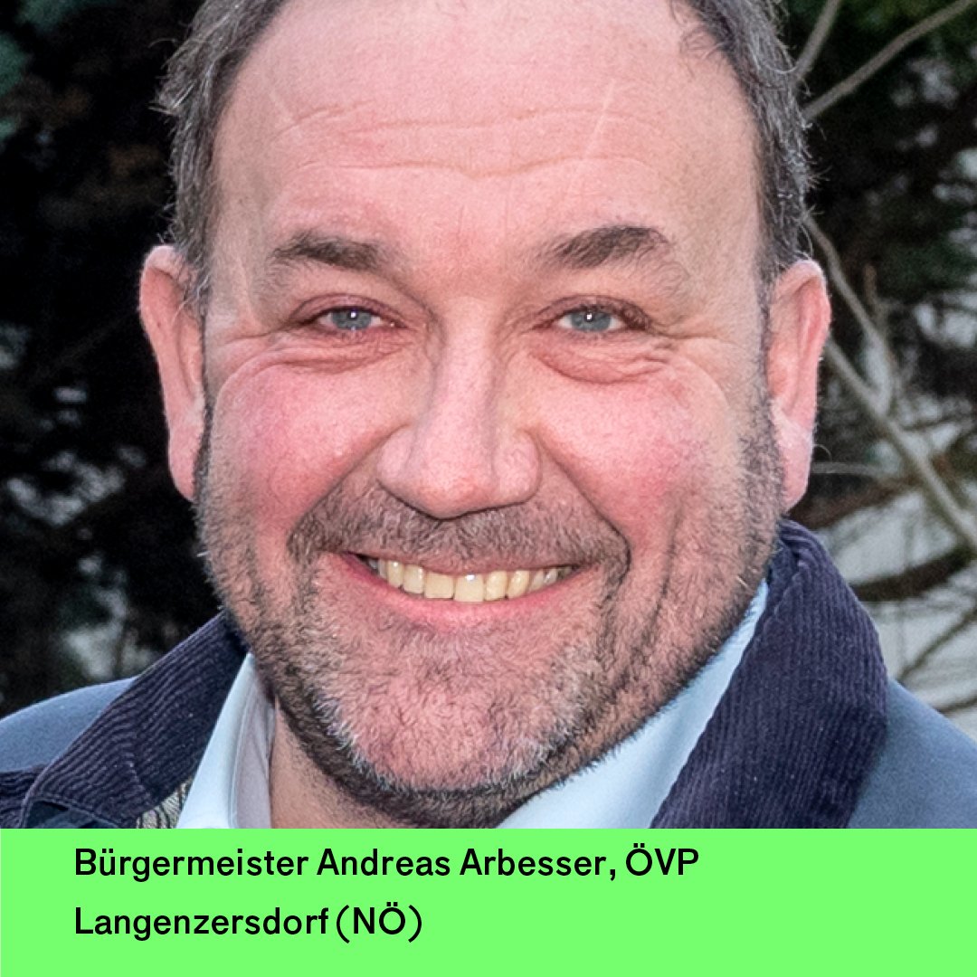 1/2 #Klimabürgermeister aus Niederösterreich unterstützen den Klimarat. Bürgermeister Josef Reiter, ÖVP Engelhartstetten (NÖ) ist überzeugt: „Die Natur ist immer im Recht, nur viele Menschen verstehen die Natur nicht.“