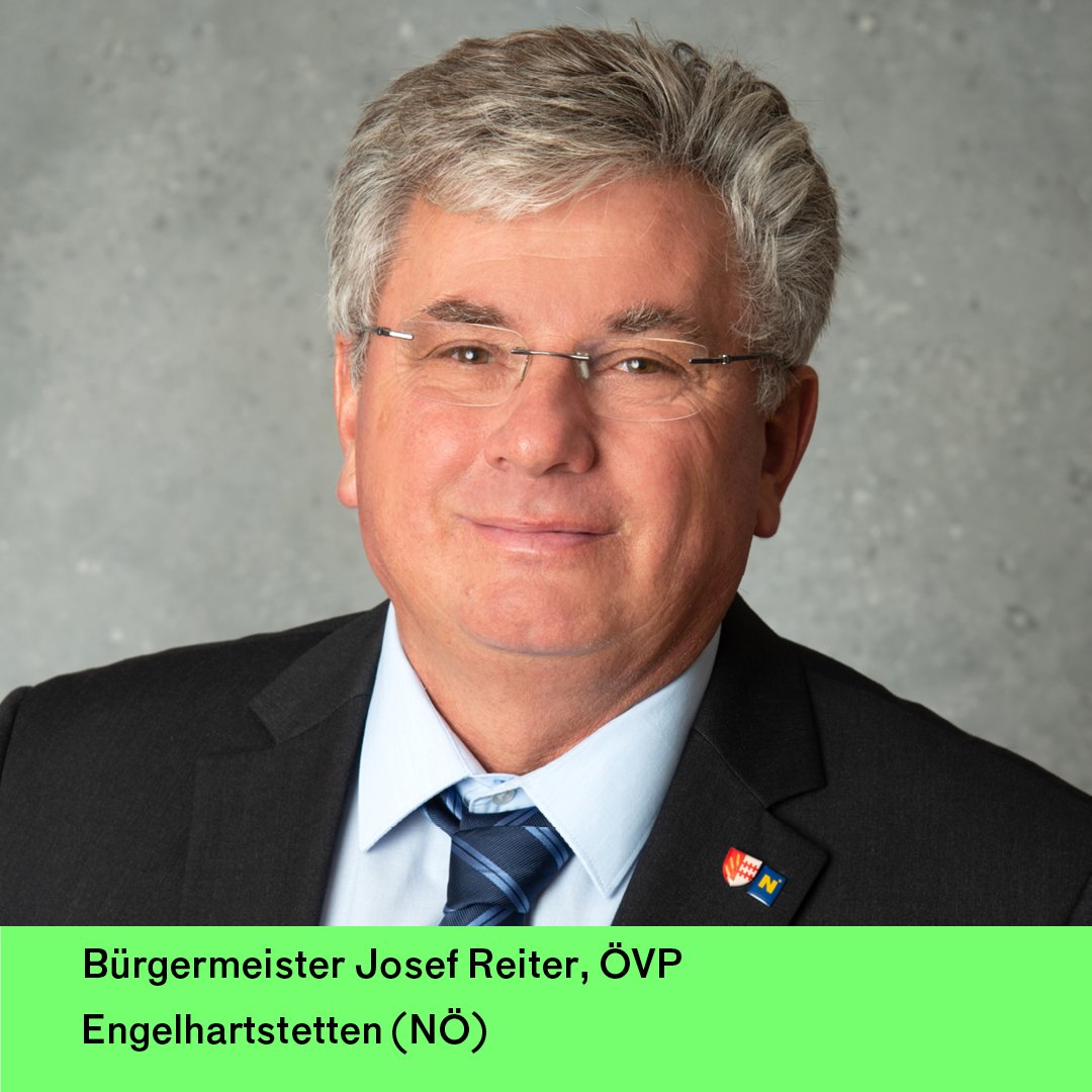 2/2 #Klimabürgermeister aus Niederösterreich unterstützen den Klimarat. Bürgermeister Josef Reiter, ÖVP Engelhartstetten (NÖ) ist überzeugt: „Die Natur ist immer im Recht, nur viele Menschen verstehen die Natur nicht.“