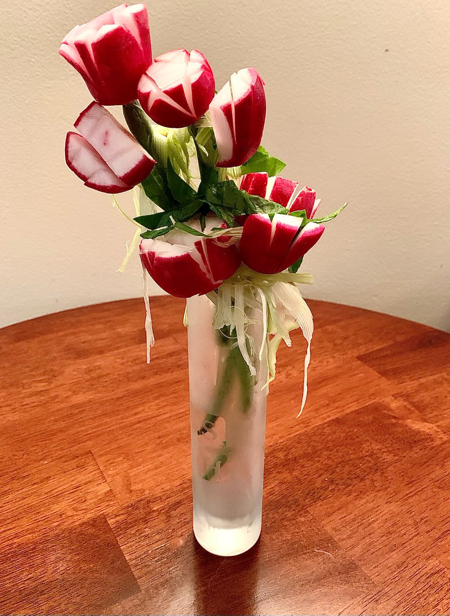 deanismybuddy's tweet photo. #item151: Vegetable/fruit flowers that look like a real flower arrangement https://t.co/wQ9we9Jbn6