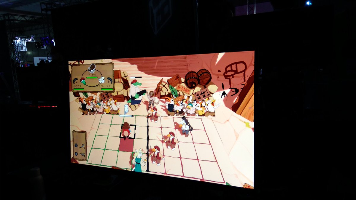 いろいろブース行ったのに写真撮るのすっかり忘れてしまった。これは唯一撮影できた『Soup Raiders』と開発者さん。ナイスガイでした。
#BitSummit