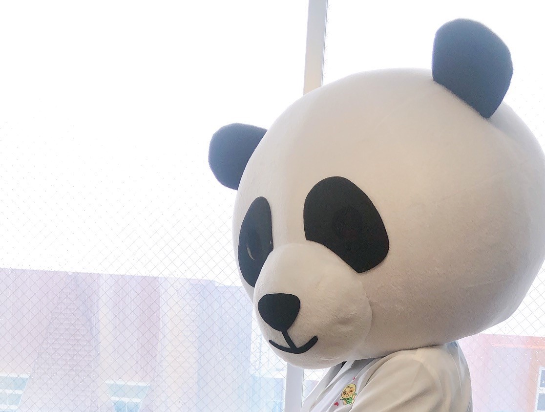 見事な創造力 色々なイベントで大活躍します 目立つパンダです