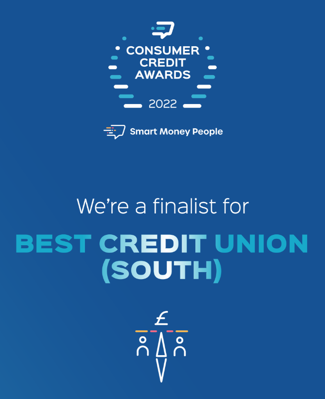Vote for us in the Best Credit Union (South) category at the @CreditAwards 2022 and you could win £1,000! Visit bit.ly/3zE9PM8 before Sunday, August 14th!

#cca2022 #consumercreditawards